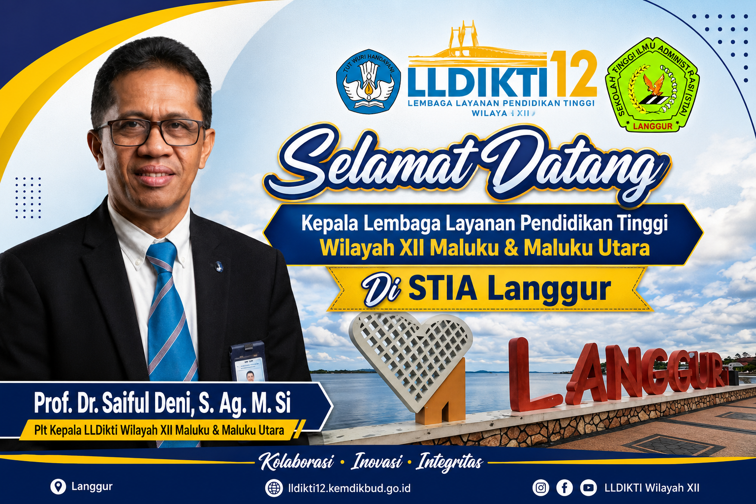 STIA Langgur Menerima Kunjungan Kepala LLDIKTI Wilayah XII Maluku dan Maluku Utara